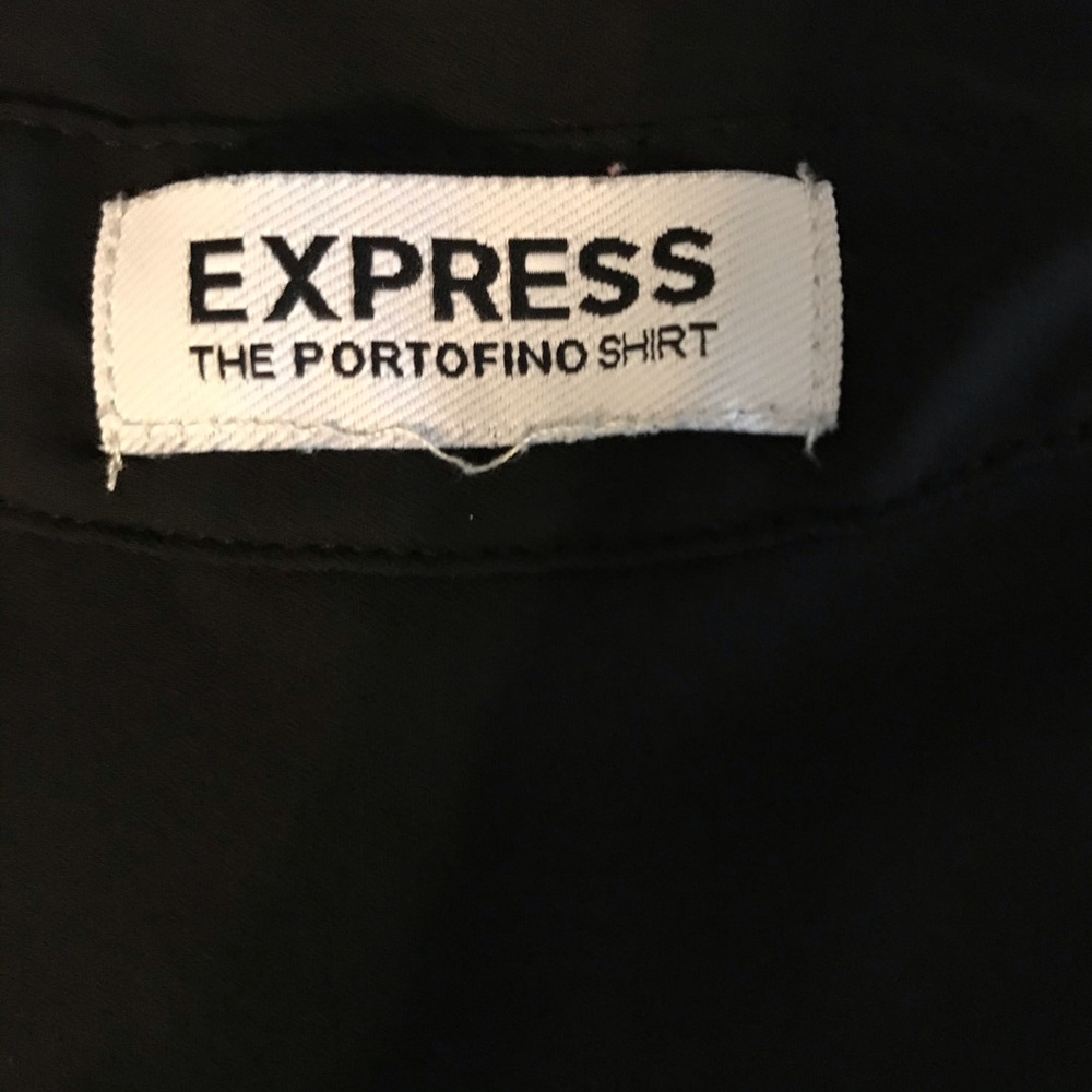 Express Black Button Down With Collar Sleeveless - image 7